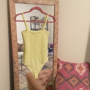 Forever 21 Straight Cut Neon Bodysuit